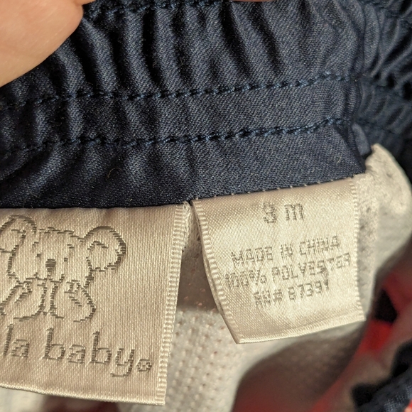 Koala Baby Swim Trunks Anchors & Skulls Drawstring Elastic Waistban 3M EUC - Picture 4 of 4